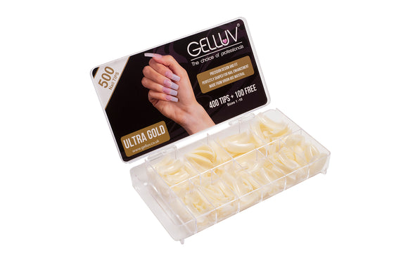 Ultra Gold Nail Tips- Pack of 500